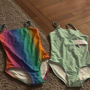 Old Navy Kids Swim One Piece - Multicolor and Light Blue